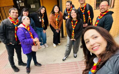 Guías y Scout de CIDEVI recibieron su pañoleta